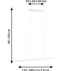 Paulmann Pendellamper|Pendellamper > Aptare LED-hængelampe, ZigBee, sort