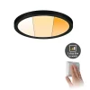 Paulmann Arbejdsrum/Kontor|Loftlamper > Areo Panel dimtowarm rund sort Ø17,5 cm