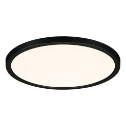 Paulmann Indbygningsspots > Areo Panel dimtowarm rund sort Ø23cm