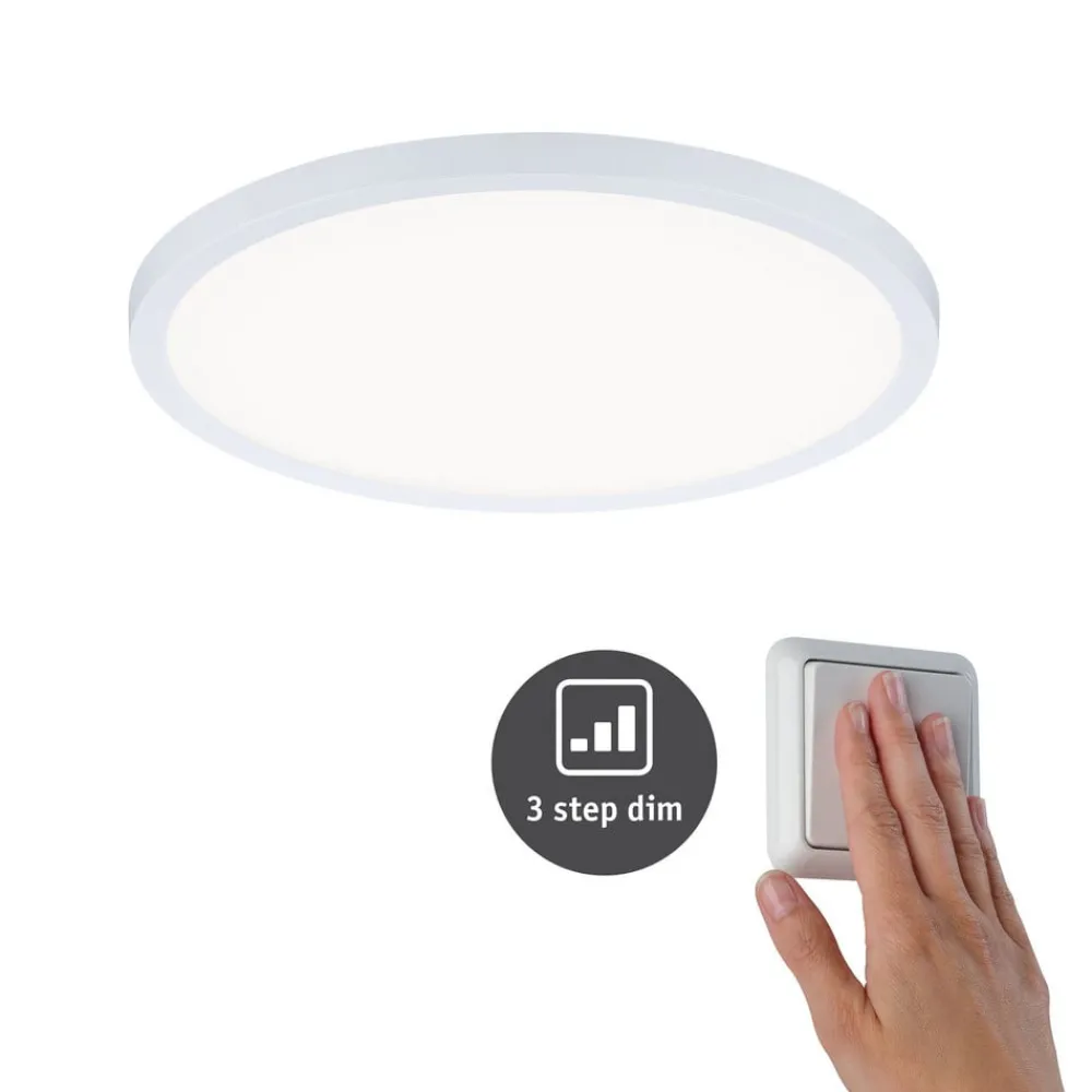 Paulmann Loftlamper|Indbygningsspots > Areo panel 3stepdim 840 hvidt 23 cm