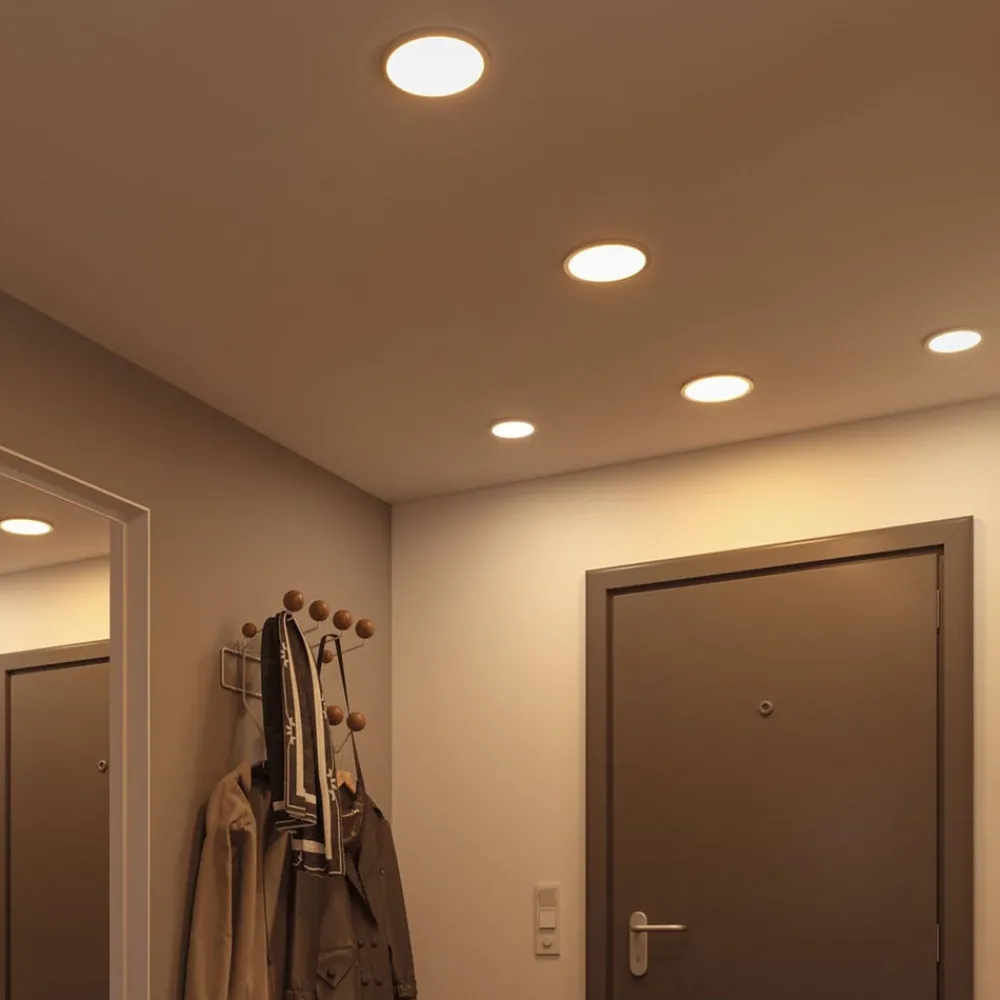 Paulmann Loftlamper|Indbygningsspots > Areo panel 3stepdim 840 hvidt 23 cm