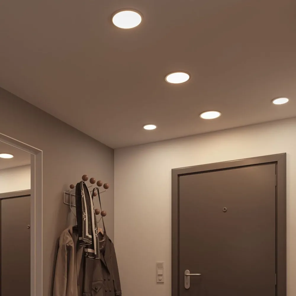 Paulmann Loftlamper|Indbygningsspots > Areo panel 3stepdim 840 hvidt 23 cm