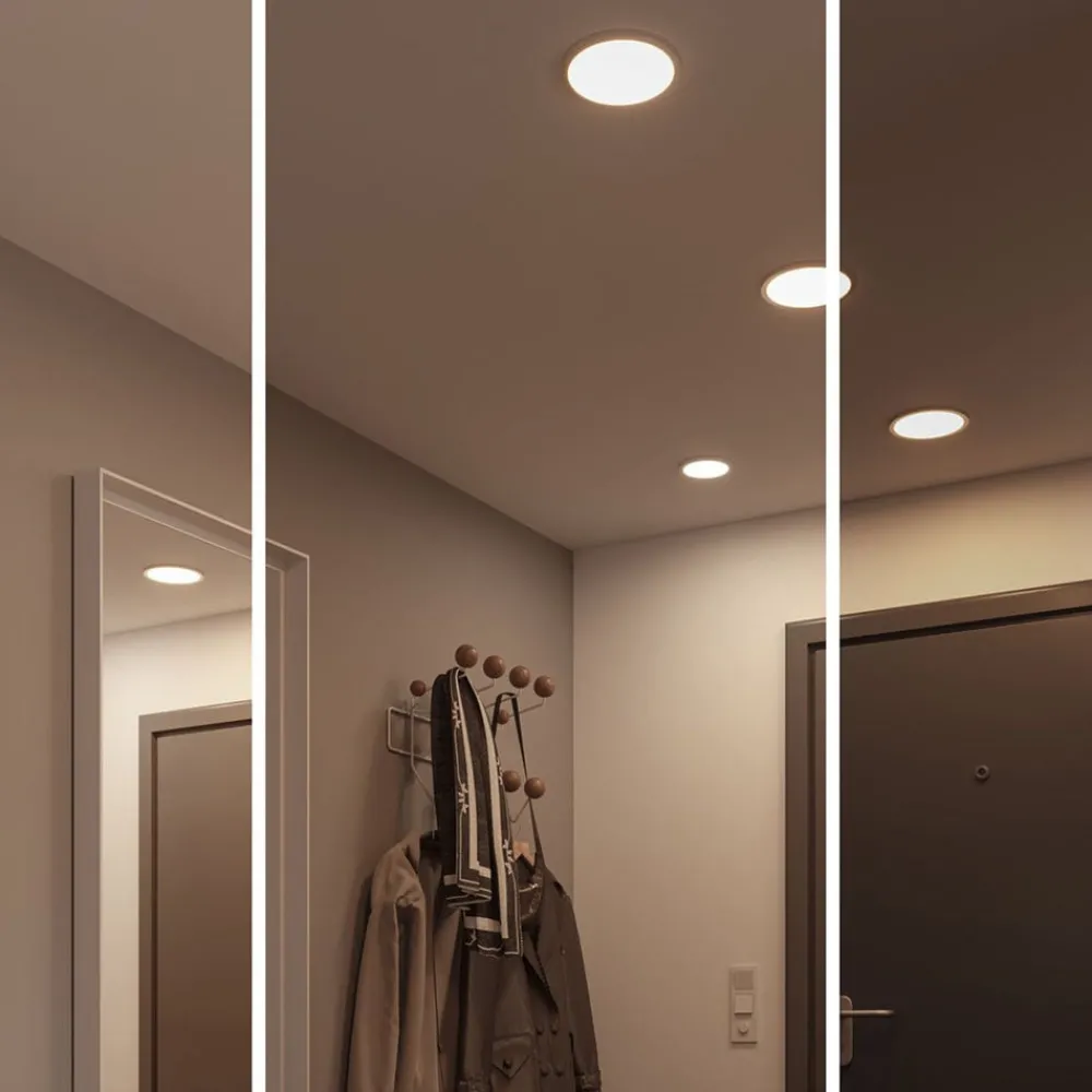 Paulmann Loftlamper|Indbygningsspots > Areo panel 3stepdim 840 hvidt 23 cm