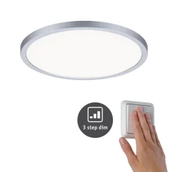 Paulmann Loftlamper > Areo Panel 3stepdim rund 840 krom 23 cm