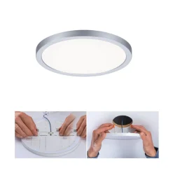 Loftlamper ^ Paulmann Areo Panel 3stepdim rund 840 krom 17,5 cm