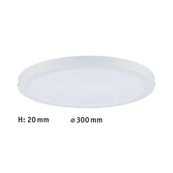Paulmann Arbejdsrum/Kontor > Atria LED-loftlampe Ø 30 cm, mat hvid