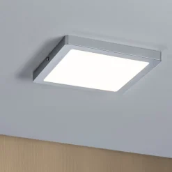 Arbejdsrum/Kontor ^ Paulmann Atria loftlampe 2.700 K 22x22 cm, krom