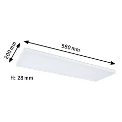 Arbejdsrum/Kontor ^ Paulmann Atria Shine on/off hvid whiteswitch 58x20