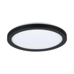 Arbejdsrum/Kontor|Loftlamper ^ Paulmann Atria Shine Panel on/off sort 830 Ø19cm