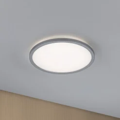 Paulmann Arbejdsrum/Kontor|Loftlamper > Atria Shine Panel tænd/sluk krom 830 Ø29cm
