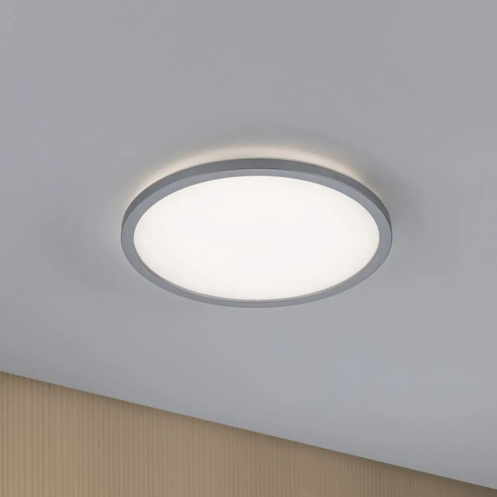 Paulmann Arbejdsrum/Kontor|Loftlamper > Atria Shine Panel tænd/sluk krom 830 Ø29cm