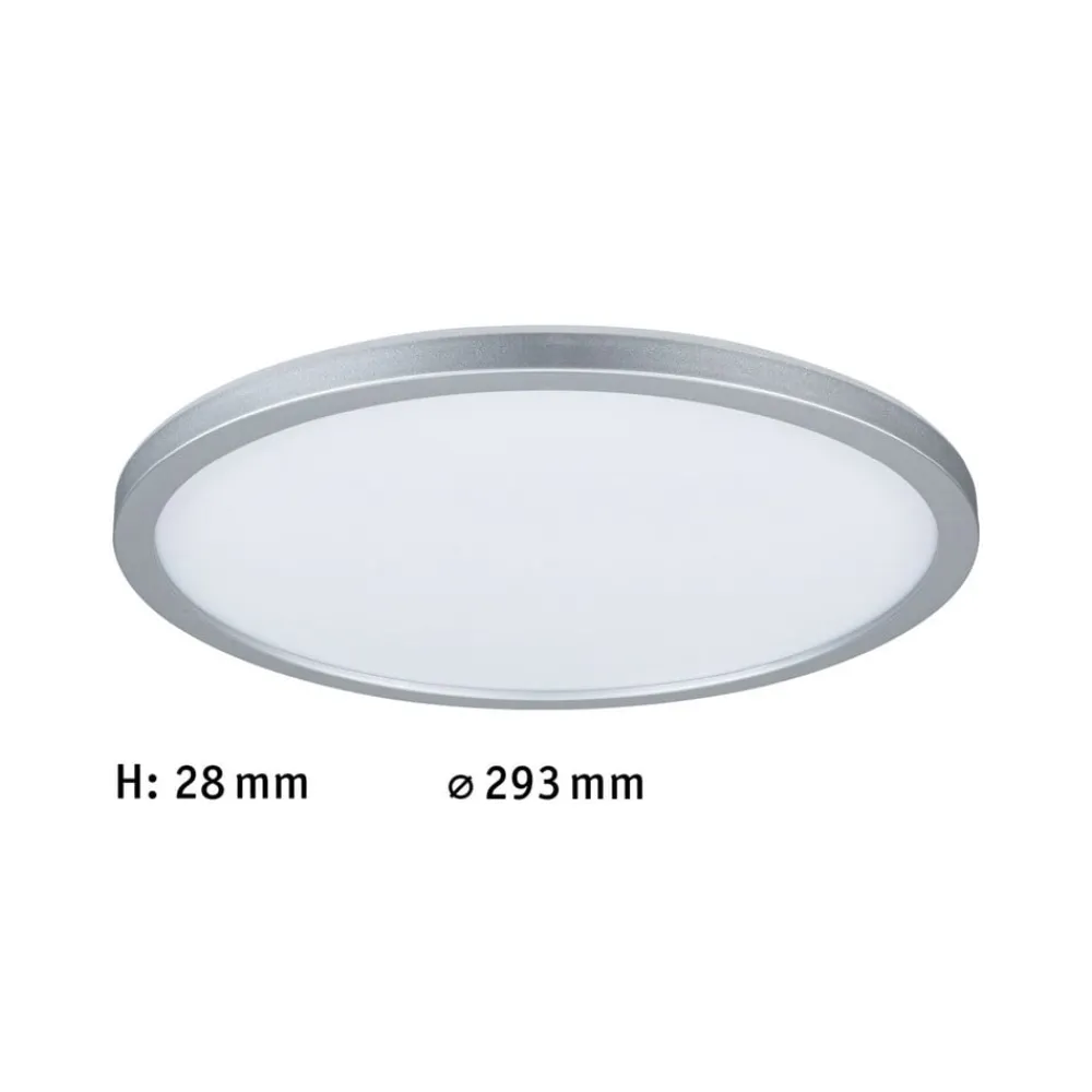 Paulmann Arbejdsrum/Kontor|Loftlamper > Atria Shine Panel tænd/sluk krom 830 Ø29cm