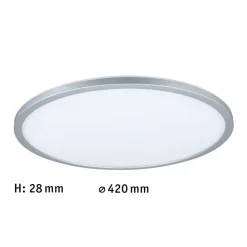Paulmann Arbejdsrum/Kontor > Atria Shine panel 3-trins krom 840 Ø42cm