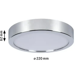 Paulmann Loftlamper > Aviar LED-loftlampe Ø 22 cm krom 4.000 K