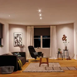 Indbygningsspots|Spotlights ^ Paulmann Base GU10 indbygningsspot, sæt m. 3, jern