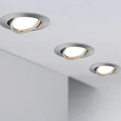 Paulmann Indbygningsspots > Base LED-indb.spot, 3 stk 3-step-dim jern