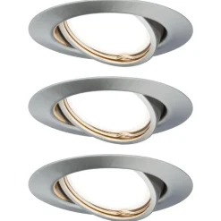 Paulmann Indbygningsspots > Base LED-indb.spot, 3 stk 3-step-dim jern