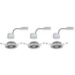 Paulmann Indbygningsspots > Base LED-indb.spot, 3 stk 3-step-dim jern