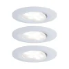 Paulmann Udendørs Loftlamper|Indbygningsspots > Calla drejelig dim Ø9cm 840 3 stk hvid