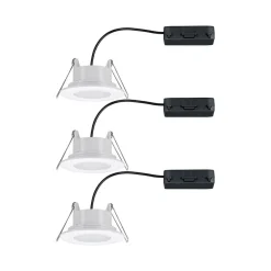 Paulmann Udendørs Loftlamper|Indbygningsspots > Calla drejelig dim Ø9cm 840 3 stk hvid