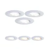 Paulmann Udendørs Loftlamper|Indbygningsspots > Calla drejelig on/off Ø9cm CCT hvid 3 stk