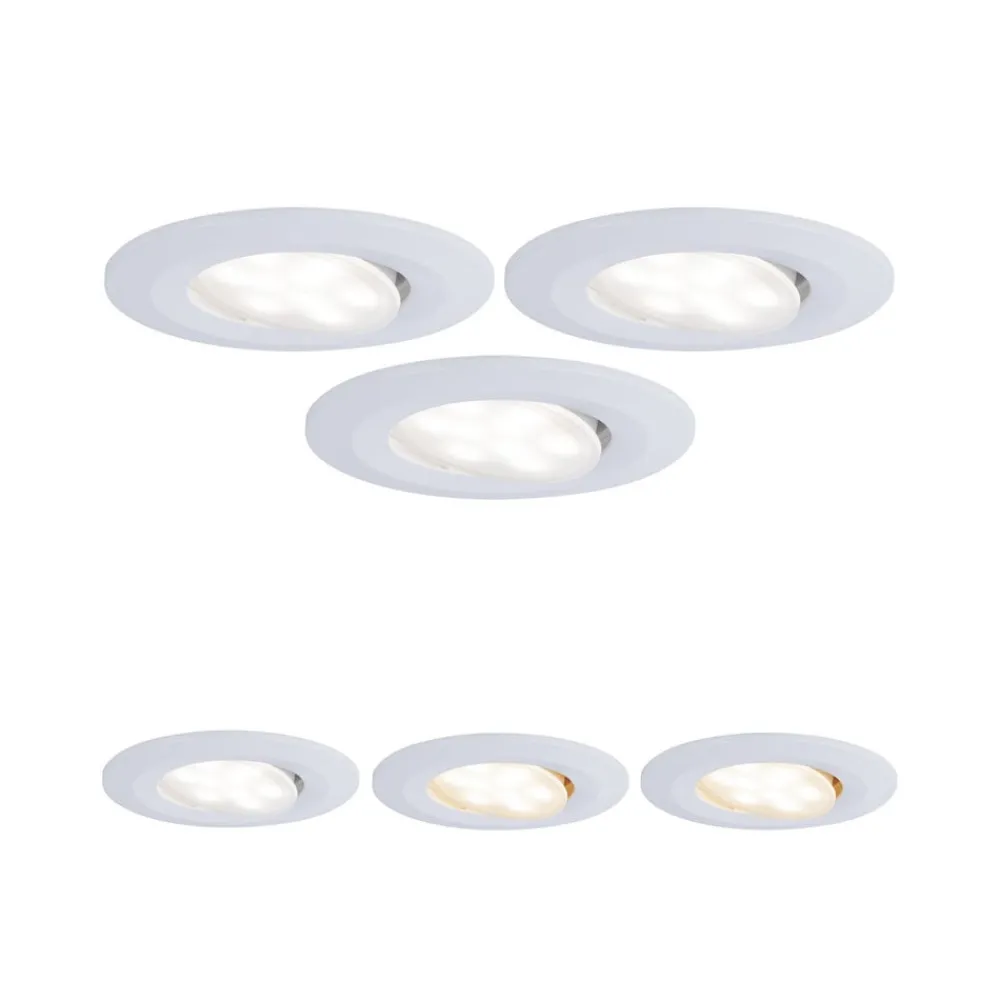 Paulmann Udendørs Loftlamper|Indbygningsspots > Calla drejelig on/off Ø9cm CCT hvid 3 stk