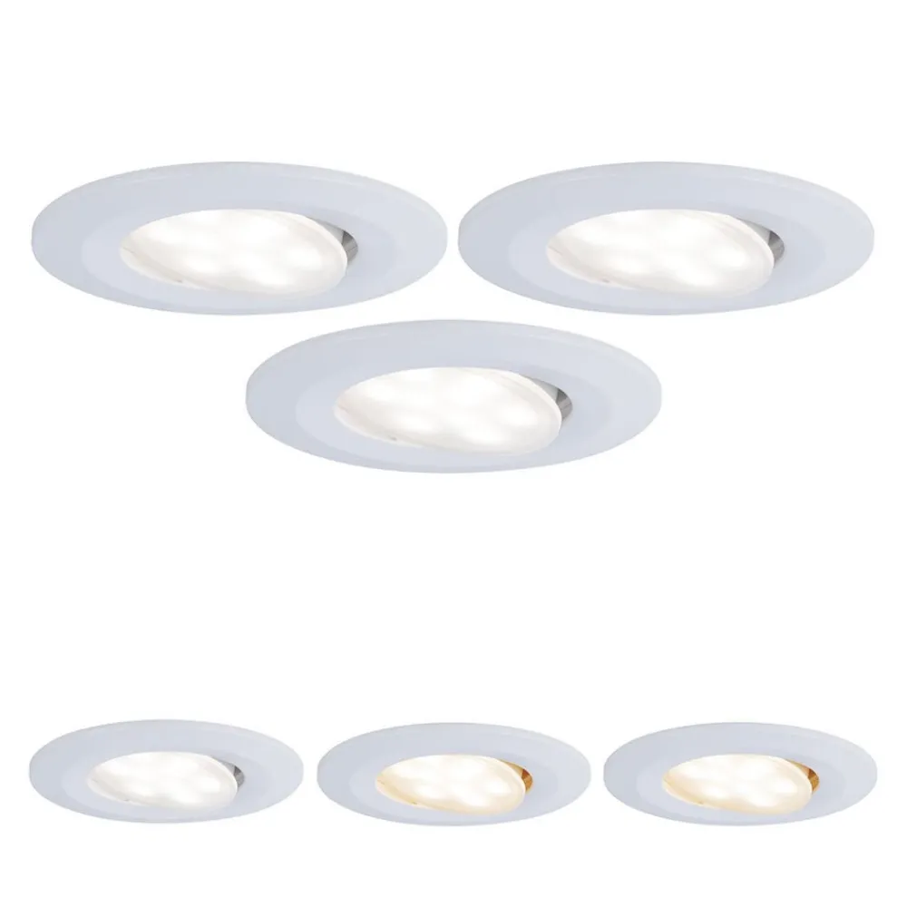 Paulmann Udendørs Loftlamper|Indbygningsspots > Calla drejelig on/off Ø9cm CCT hvid 3 stk