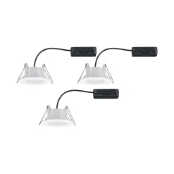 Paulmann Udendørs Loftlamper|Indbygningsspots > Calla drejelig on/off Ø9cm CCT hvid 3 stk