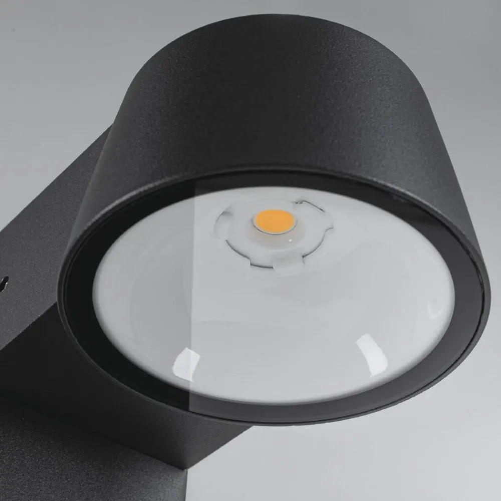 Gadebelysning ^ Paulmann Capea LED-gadelampe, antracitgrå aluminium