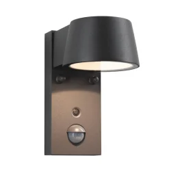 Væglampe Med Sensor|Væglamper ^ Paulmann Capea udendørs LED-væglampe, antracit, aluminium