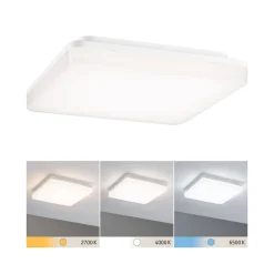 Loftlamper ^ Paulmann Cela LED-panel, 28 x 28 cm, hvid, IP44