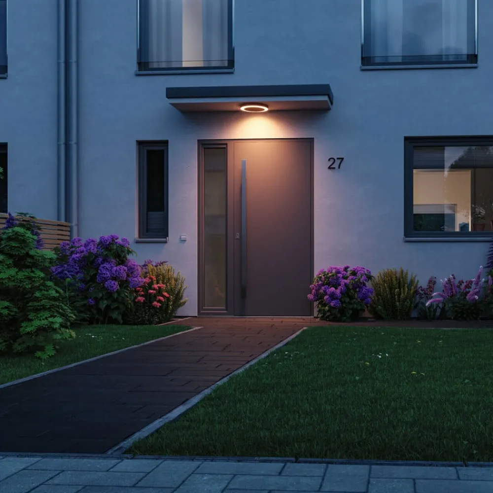 Paulmann Udendørs Loftlamper > Circula LED-udendørslampe ZigBee antracit