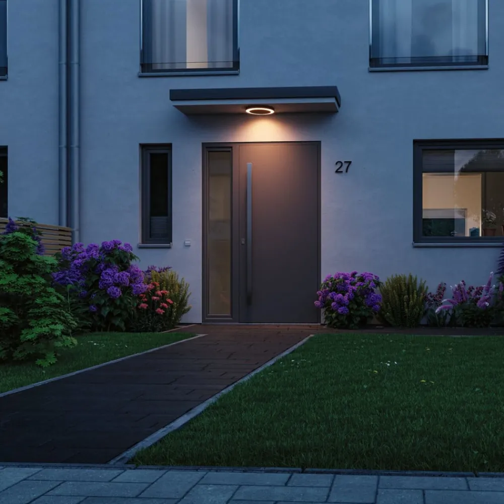 Paulmann Udendørs Loftlamper > Circula LED-udendørslampe ZigBee antracit