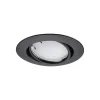 Paulmann Loftlamper|Indbygningsspots > Coin Base LED indbygningsspot sort 3 RGBW ZigBee