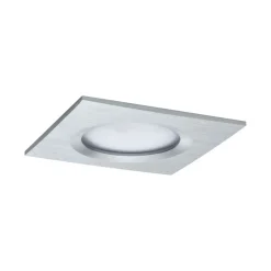 Paulmann Loftlamper|Indbygningsspots > Coin Slim LED-spot 3stk kantet alu