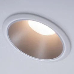 Loftlamper|Indbygningsspots ^ Paulmann Cole LED-spotlight, sølv-sort