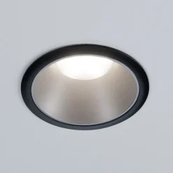 Indbygningsspots|Spotlights ^ Paulmann Cole LED-spotlight, sølv-sort, 3 stk.