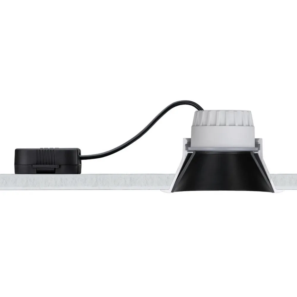 Gang|Loftlamper ^ Paulmann Cole LED-spot, sølv-hvid, 3-pak