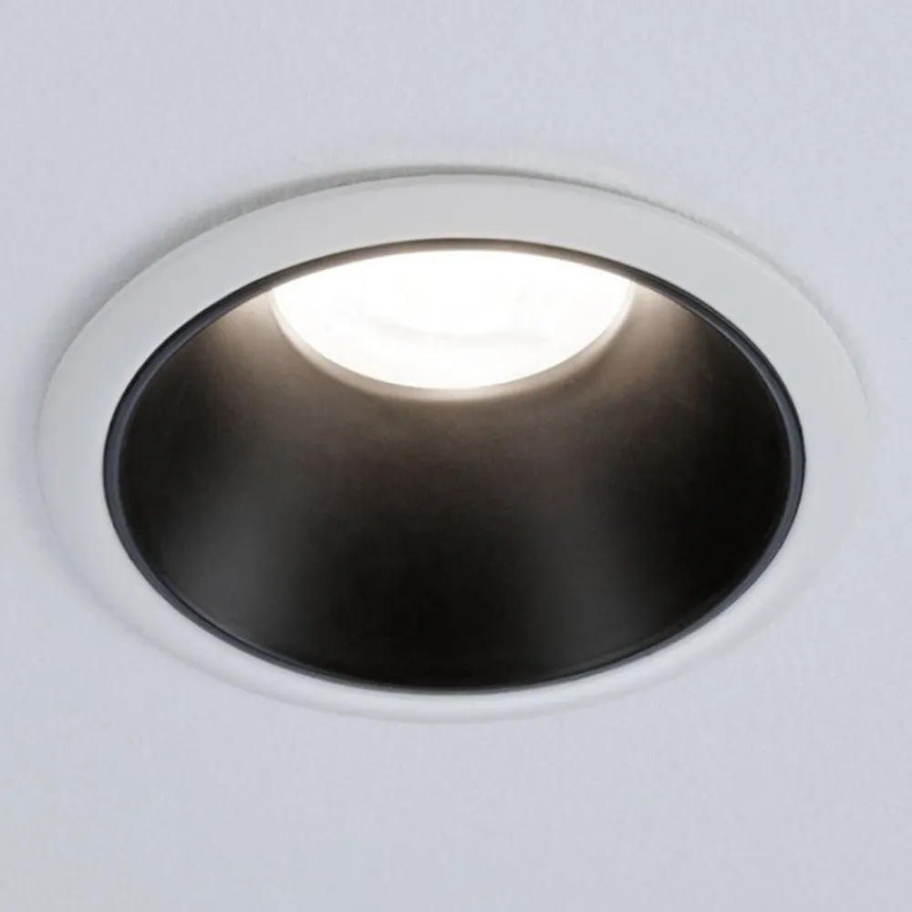 Paulmann Indbygningsspots|Spotlights > Cole spotlight GU10 hvid/sort