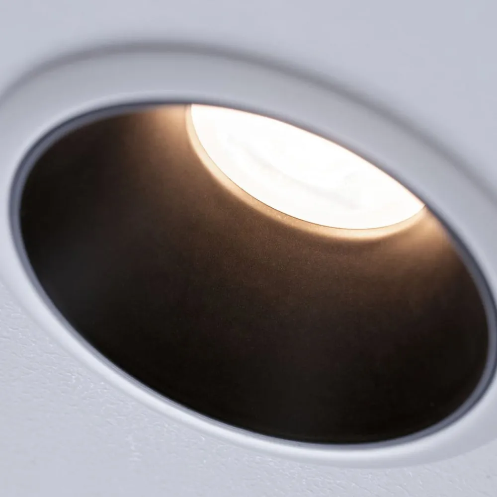 Paulmann Indbygningsspots|Spotlights > Cole spotlight GU10 hvid/sort