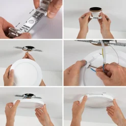 Arbejdsrum/Kontor|Loftlamper ^ Paulmann Cover it LED-panel 4.000 K 22,5 cm