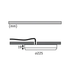 Arbejdsrum/Kontor|Loftlamper ^ Paulmann Cover it LED-panel 4.000 K 22,5 cm