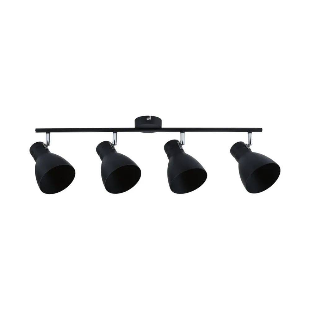 Loftlamper|Spotlights ^ Paulmann Davy loftlampe, sort, 4 lyskilder