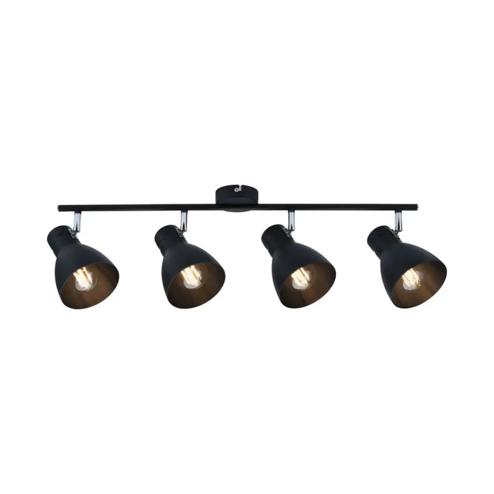 Loftlamper|Spotlights ^ Paulmann Davy loftlampe, sort, 4 lyskilder