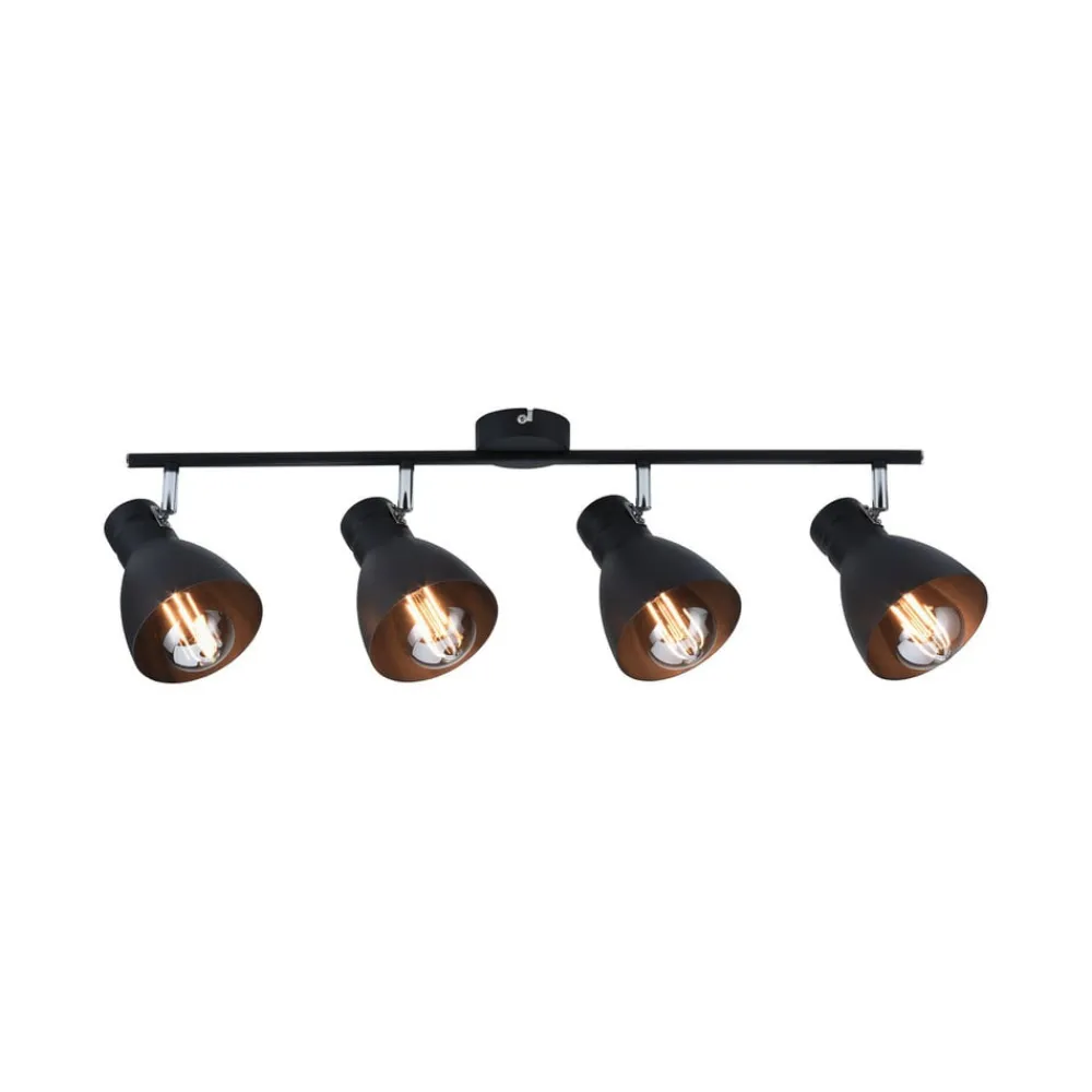 Loftlamper|Spotlights ^ Paulmann Davy loftlampe, sort, 4 lyskilder