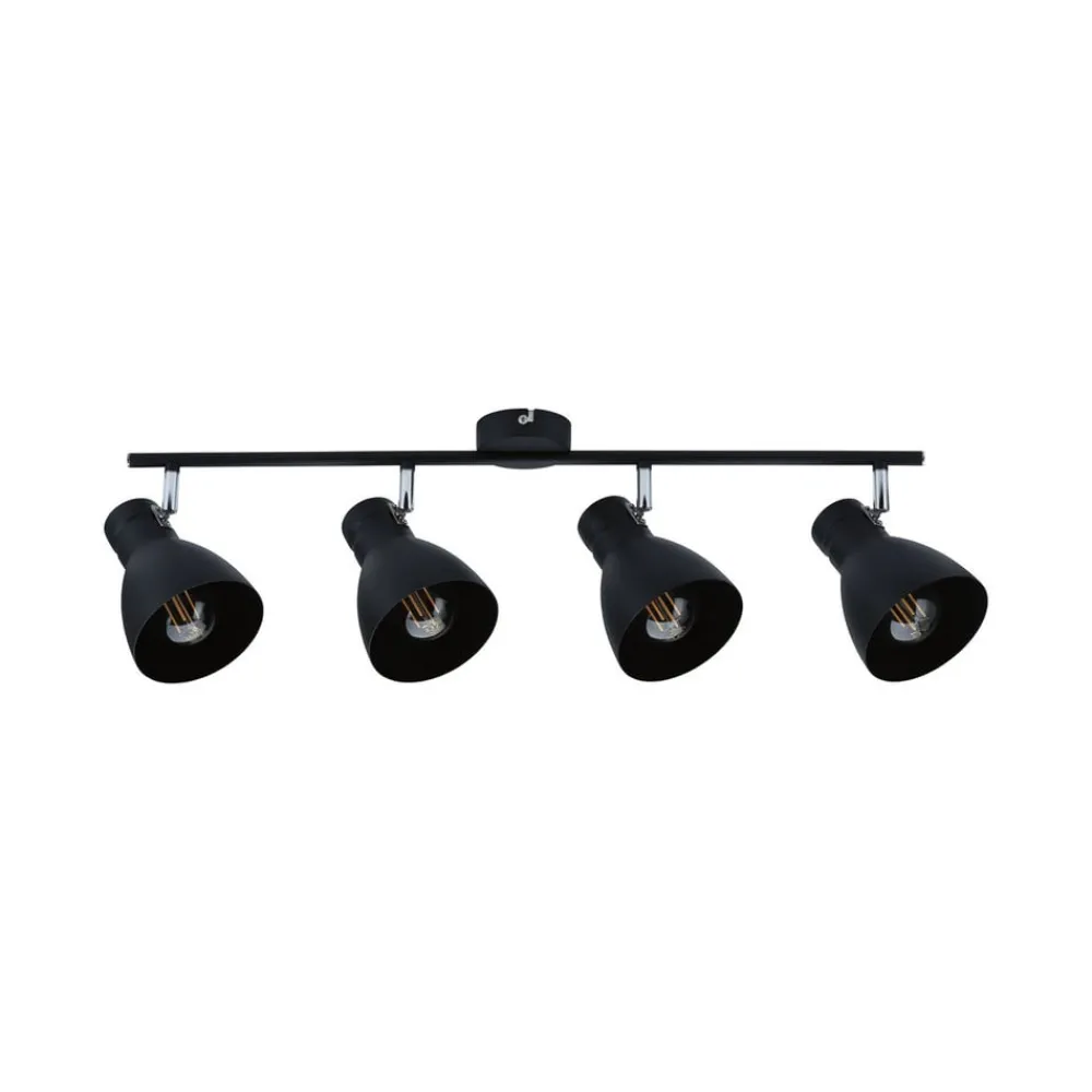 Loftlamper|Spotlights ^ Paulmann Davy loftlampe, sort, 4 lyskilder