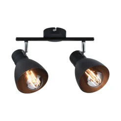 Paulmann Spotlights > Davy loftlampe, sort, 2 lyskilder