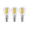 Paulmann Filament Pære > Eco-Line dråbe E14 2,5W 525lm 830 3 stk