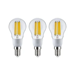 Paulmann Filament Pære > Eco-Line dråbe E14 2,5W 525lm 830 3 stk