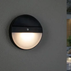 Solcelle Lampe Med Sensor|Væglampe Med Sensor ^ Paulmann Elois solcellelampe til vægmontering, bevægelsessensor